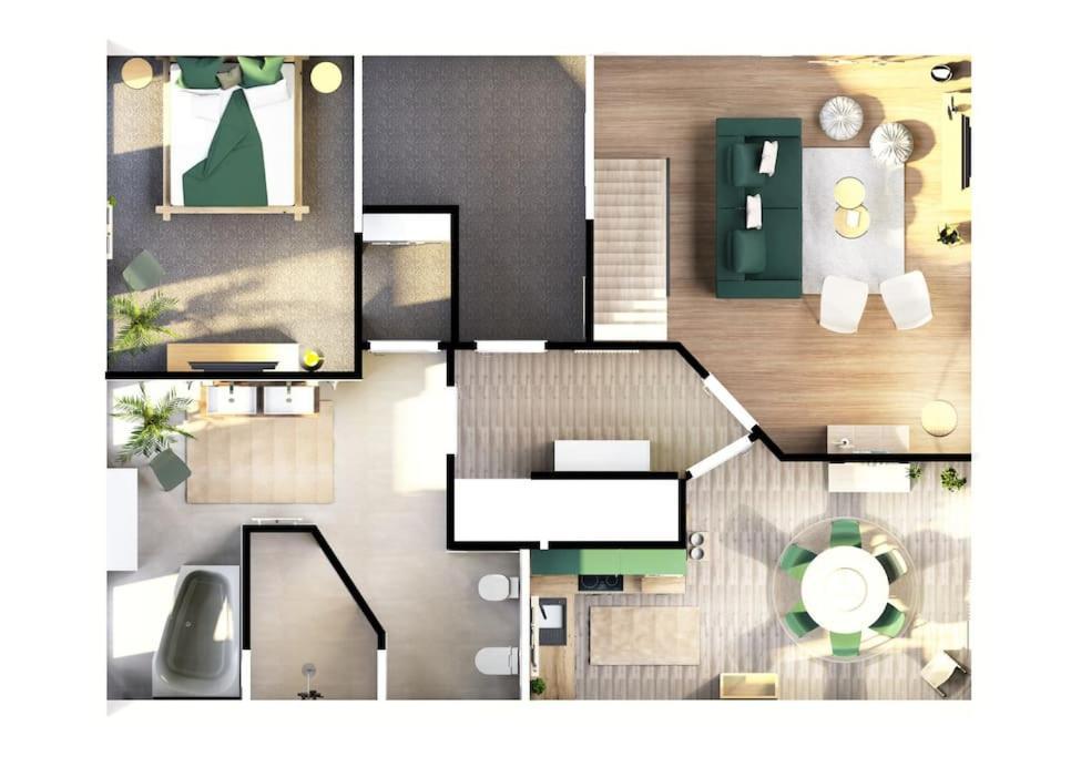 Gruenblick Oase No1 Ferienwohnung Wiesmoor Buitenkant foto
