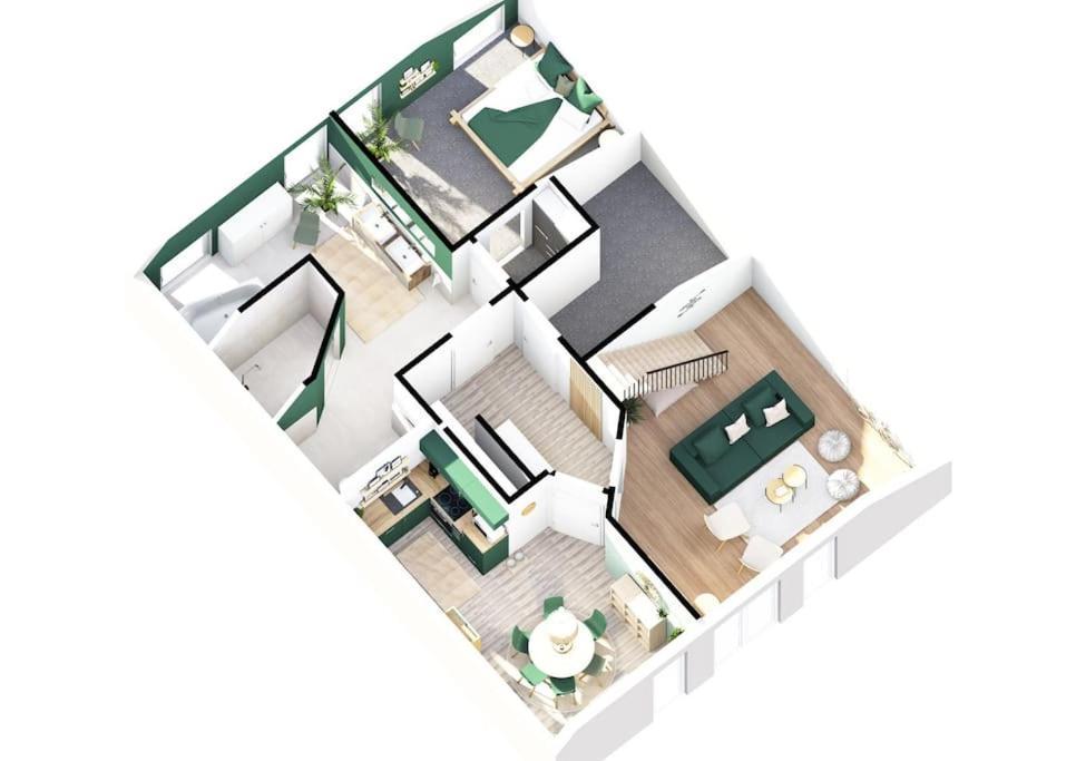 Gruenblick Oase No1 Ferienwohnung Wiesmoor Buitenkant foto