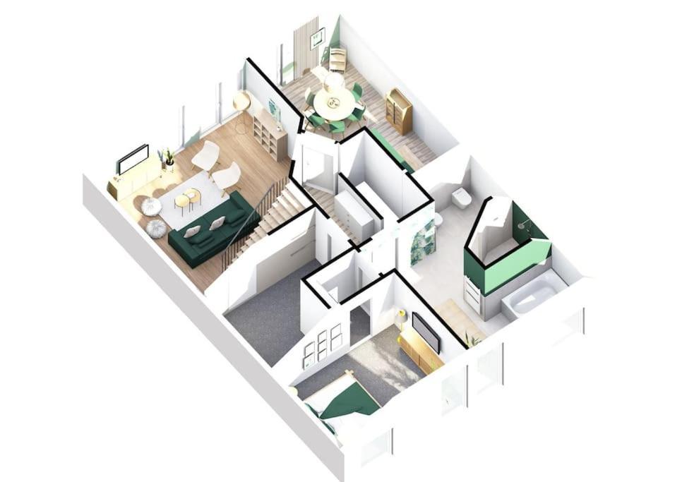 Gruenblick Oase No1 Ferienwohnung Wiesmoor Buitenkant foto